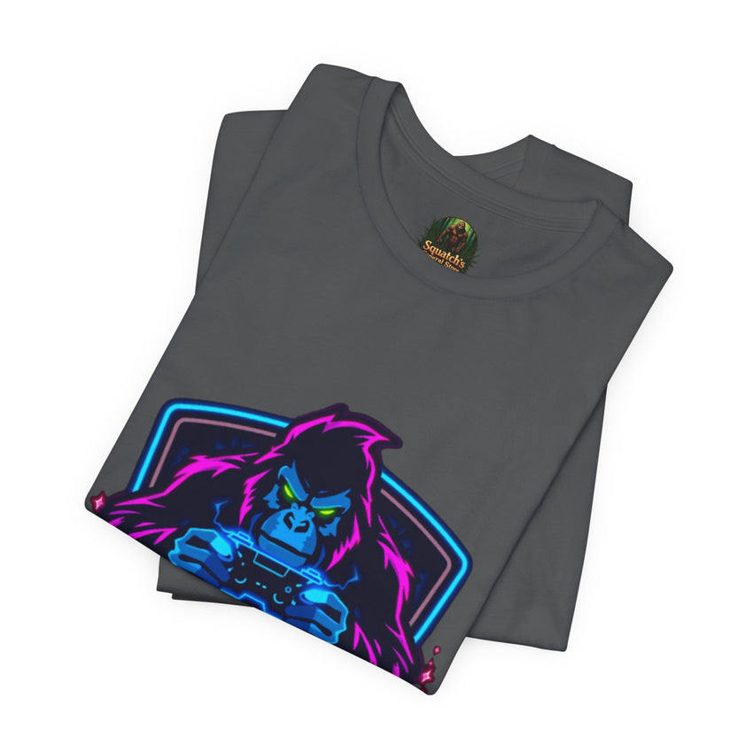 Squatch Gaming Logo Tee | Gamer Badge T-Shirt