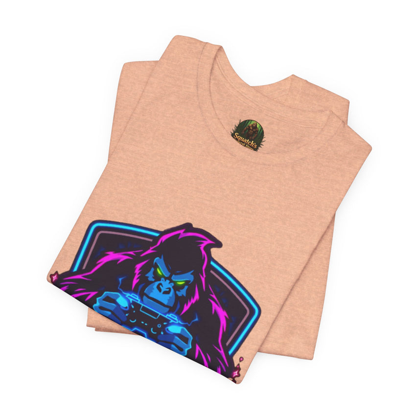 Squatch Gaming Logo Tee | Gamer Badge T-Shirt