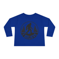 I Believe Bigfoot Toddler Long Sleeve Tee