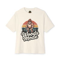 Retro Bigfoot Woods Mode Unisex Oversized Tee