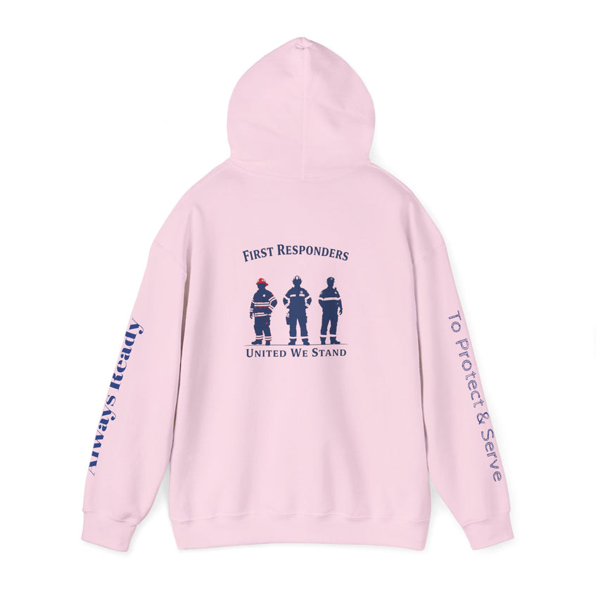 First Responders Unisex Hoodie - Honor, Support & Unite