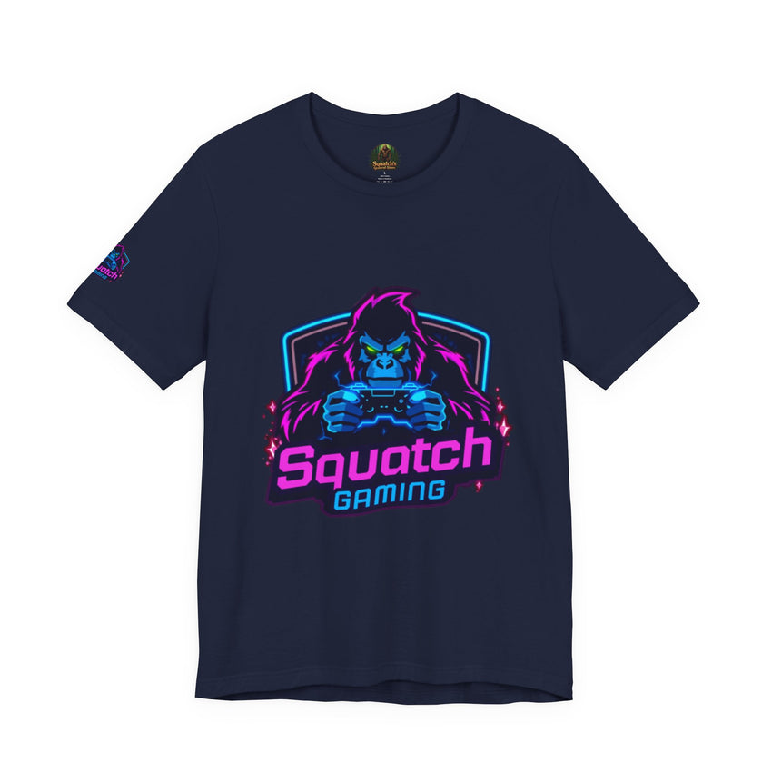 Squatch Gaming Logo Tee | Gamer Badge T-Shirt