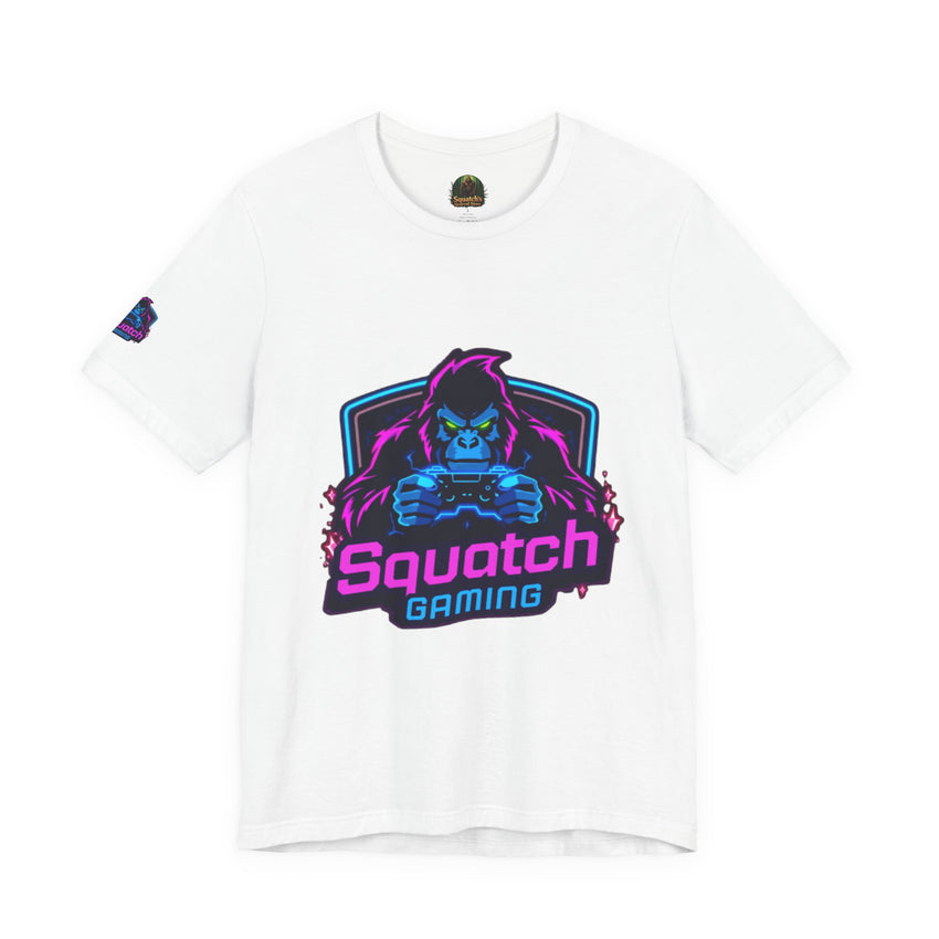 Squatch Gaming Logo Tee | Gamer Badge T-Shirt