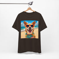 Happy Pup Beach Vibes Unisex Short Sleeve Tee