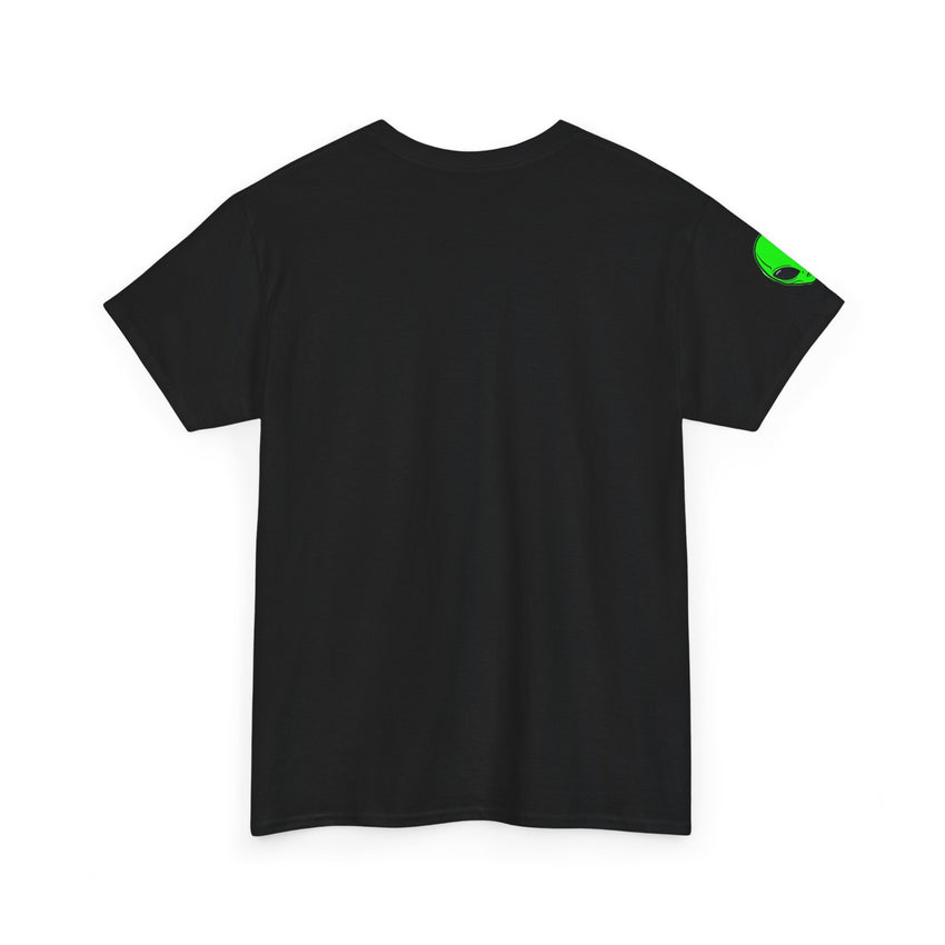 UFO Abduction Scene T-Shirt | Alien Spaceship Landscape Tee