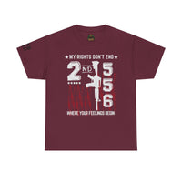 Unisex Heavy Cotton Tee with Empowering Gun Rights graphics