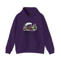 Believe Train Hooded Sweatshirt, Cozy Winter Sweatshirt