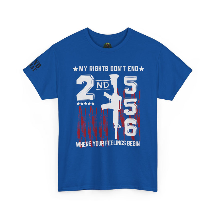 Unisex Heavy Cotton Tee with Empowering Gun Rights graphics