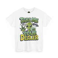 Alien Humor T-Shirt - Funny Graphic Tee for UFO Lovers