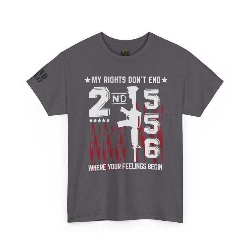 Unisex Heavy Cotton Tee with Empowering Gun Rights graphics