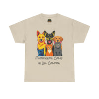 Furriends Come in All Colors Unisex Heavy Cotton Tee