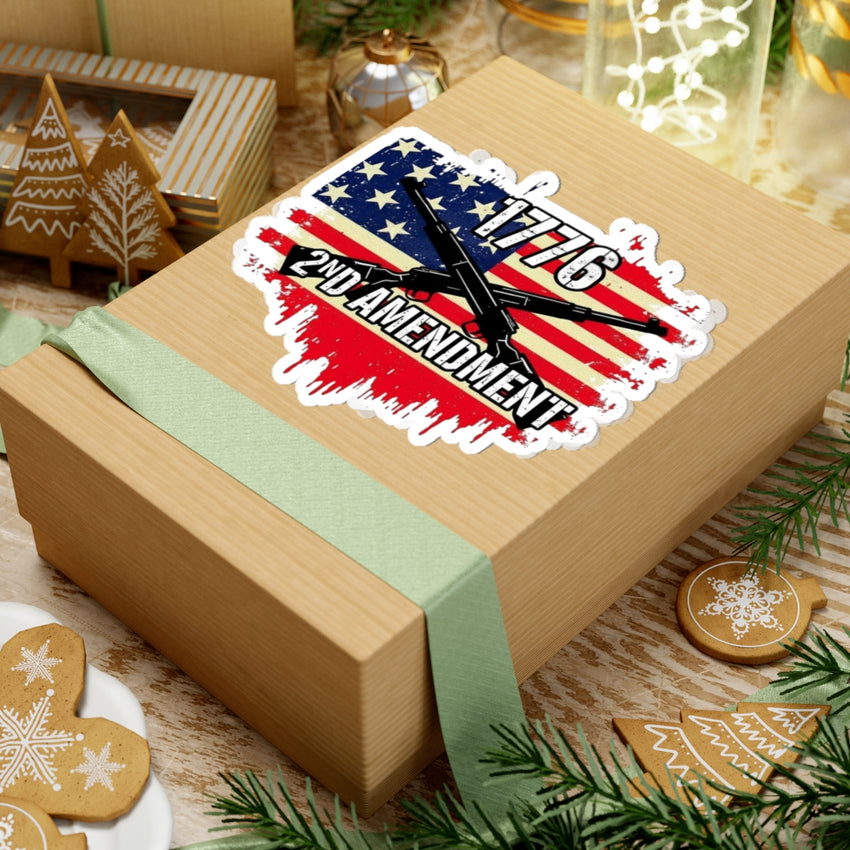 Patriotic 2nd Amendment Kiss-Cut Stickers - Reflect Your Rights