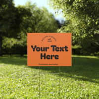 Customizable Plastic Yard Sign for Celebrations, Events, Birthdays, Announcements, or Home Decor