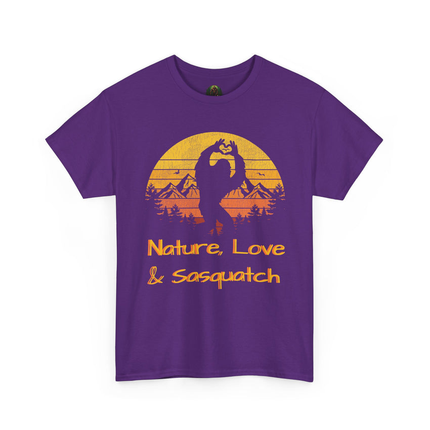 Nature,Love & Sasquatch Tshirt