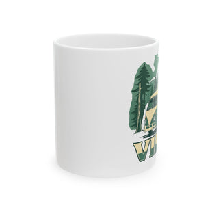 Vintage Camping Ceramic Mug - Perfect for Nature Lovers