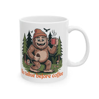 Funny Camping Mug  No Talking Before Coffee 11oz & 15oz