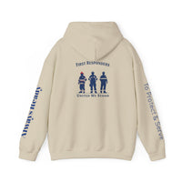 First Responders Unisex Hoodie - Honor, Support & Unite