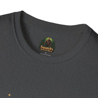 Bigfoot Abduction T-Shirt | UFO Sasquatch Forest Alien Beam