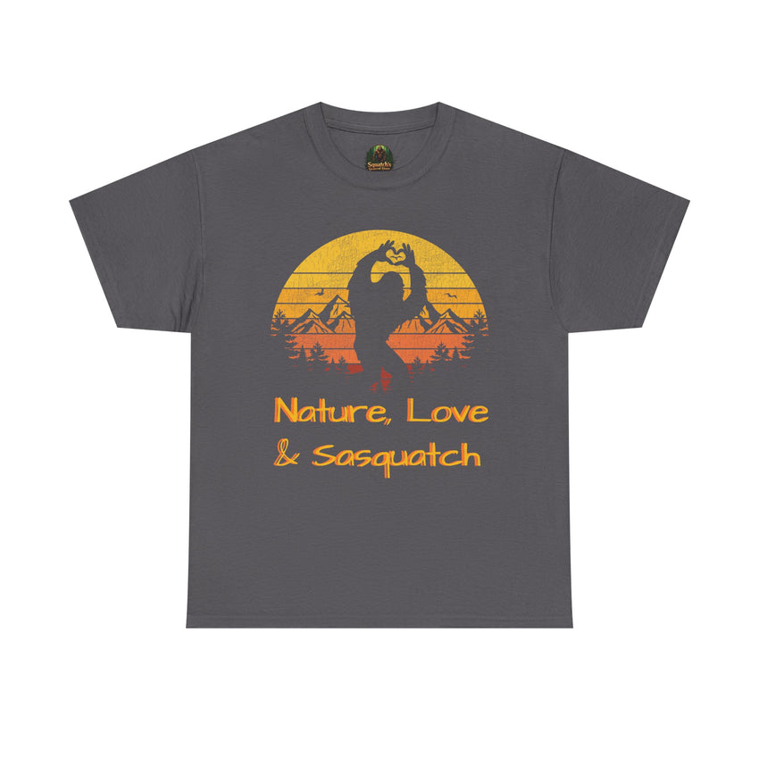 Nature,Love & Sasquatch Tshirt