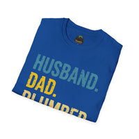 Husband Dad Plumber Legend T-Shirt | Trade Pride Worker Tee