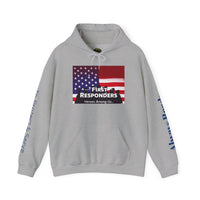 First Responders Unisex Hoodie - Honor, Support & Unite