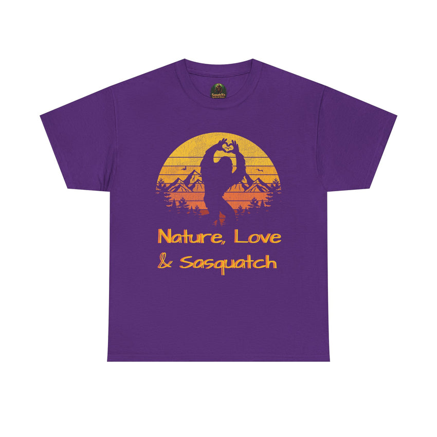 Nature,Love & Sasquatch Tshirt