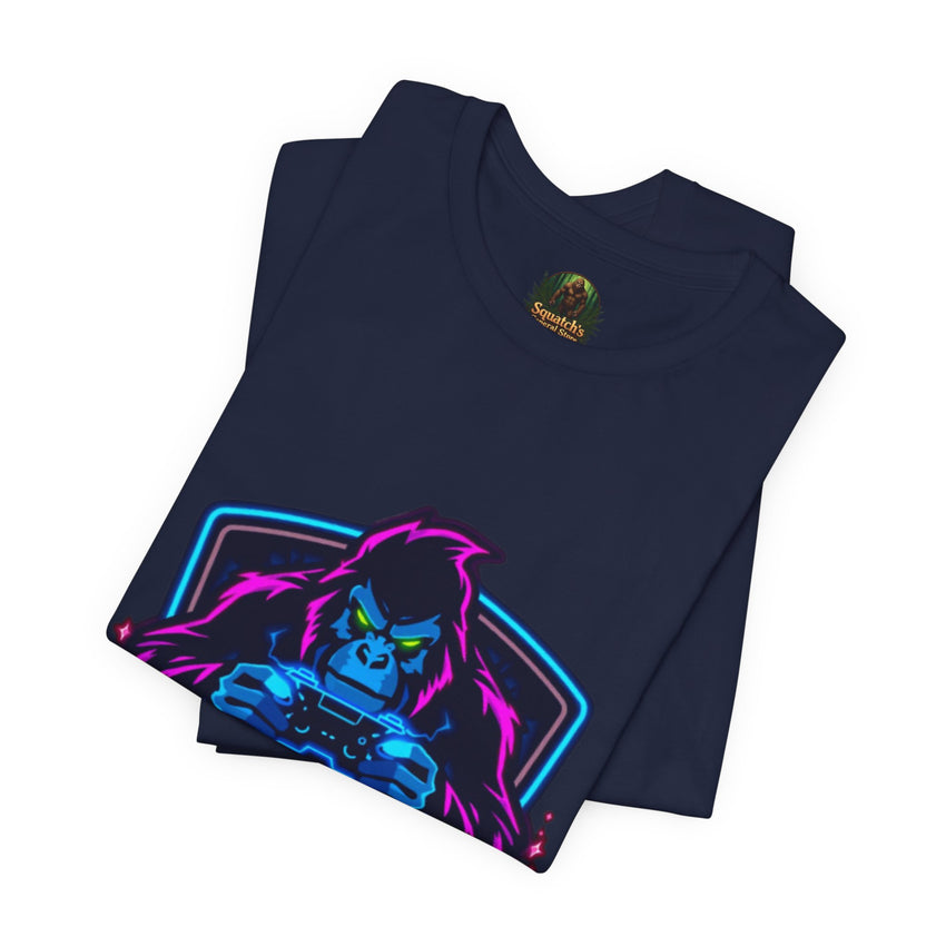Squatch Gaming Logo Tee | Gamer Badge T-Shirt