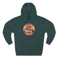 Trucker Strong Wife Fleece Hoodie