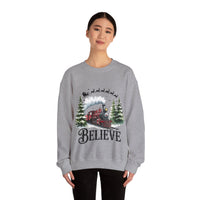 Believe in Santa train sweatshirt , Do you believe?