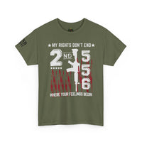Unisex Heavy Cotton Tee with Empowering Gun Rights graphics