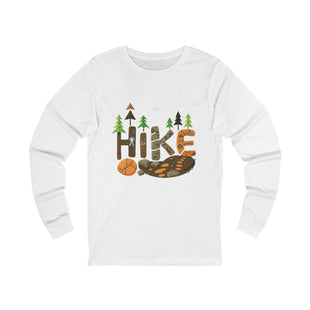 Outdoor Adventure Long Sleeve Tee - 'Hike' Graphic