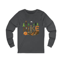 Outdoor Adventure Long Sleeve Tee - 'Hike' Graphic