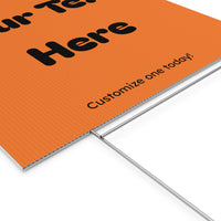 Customizable Plastic Yard Sign for Celebrations, Events, Birthdays, Announcements, or Home Decor
