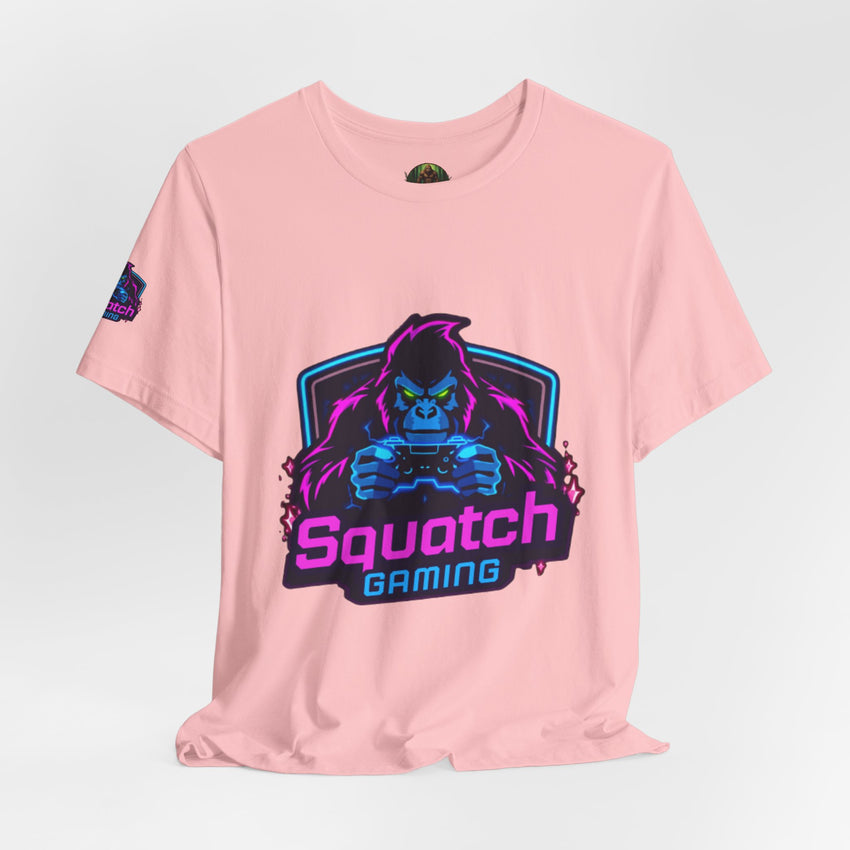 Squatch Gaming Logo Tee | Gamer Badge T-Shirt