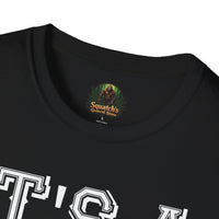 It's A Trap trumpet T-Shirt | Retro Striped Trombone Band Humor