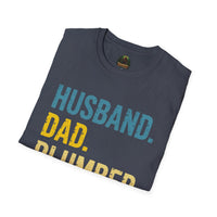 Husband Dad Plumber Legend T-Shirt | Trade Pride Worker Tee