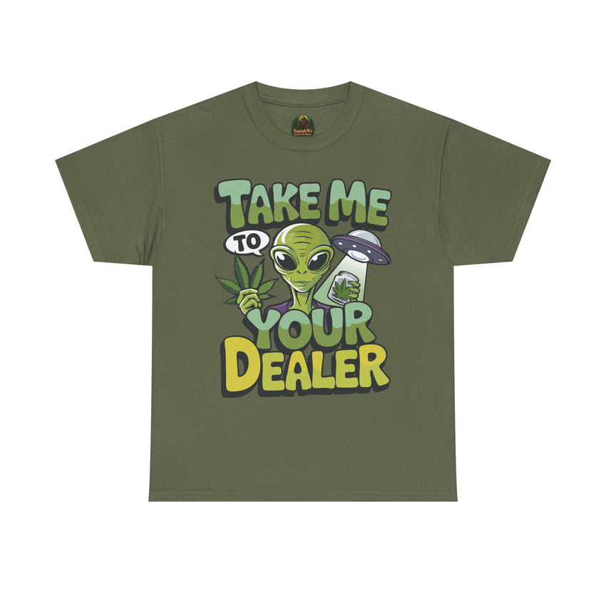 Alien Humor T-Shirt - Funny Graphic Tee for UFO Lovers