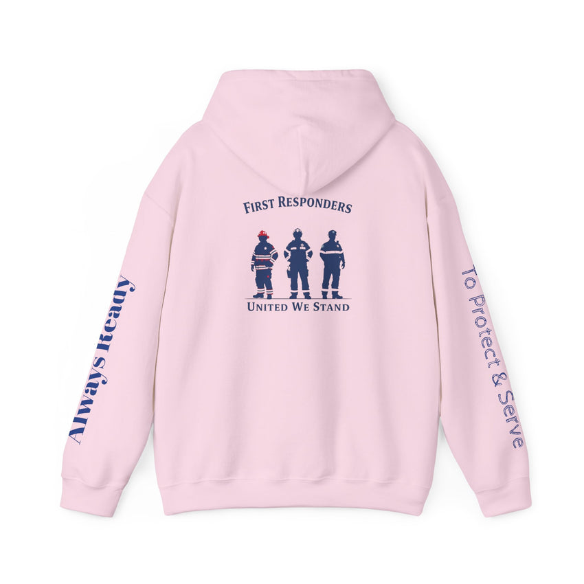 First Responders Unisex Hoodie - Honor, Support & Unite