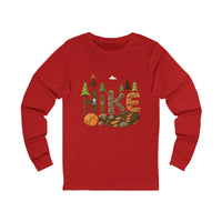 Outdoor Adventure Long Sleeve Tee - 'Hike' Graphic