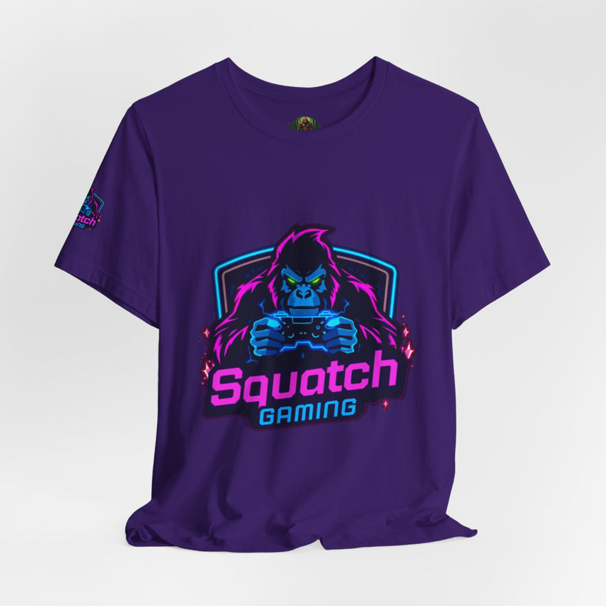 Squatch Gaming Logo Tee | Gamer Badge T-Shirt