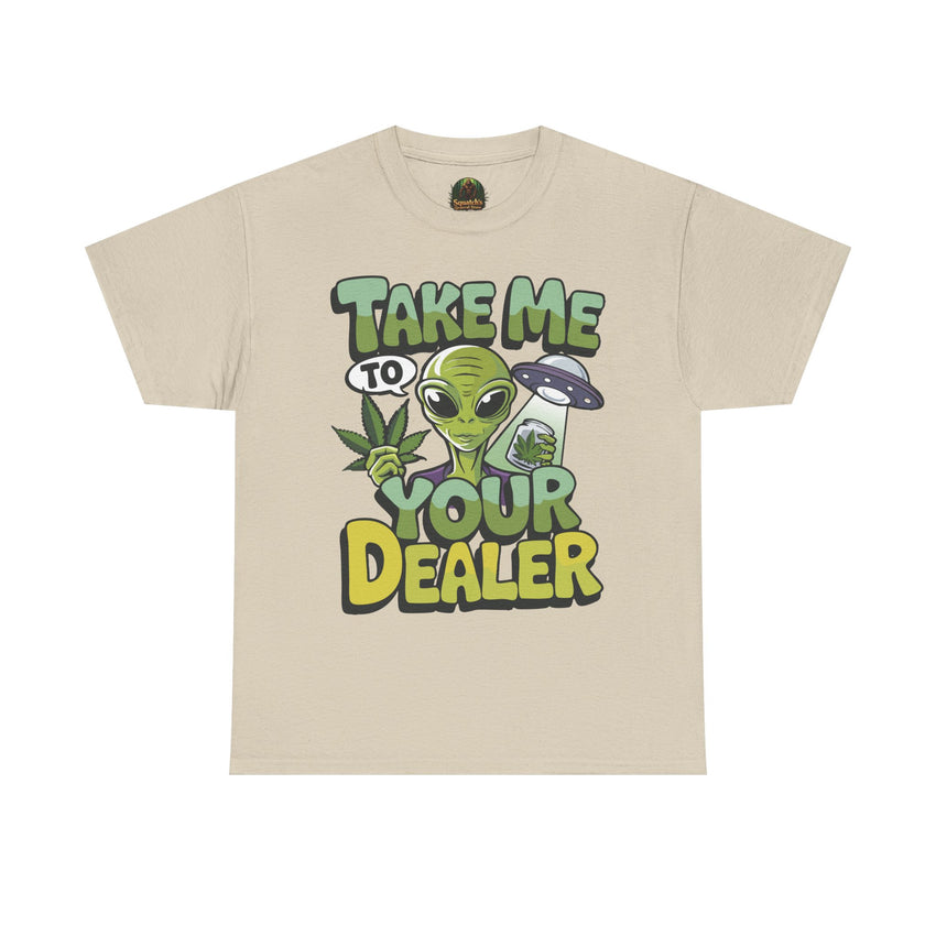 Alien Humor T-Shirt - Funny Graphic Tee for UFO Lovers