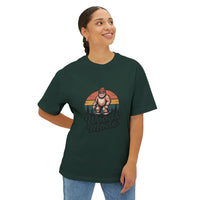 Retro Bigfoot Woods Mode Unisex Oversized Tee
