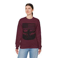 Bigfoot American Flag Crewneck Sweatshirt