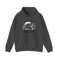Believe Train Hooded Sweatshirt, Cozy Winter Sweatshirt