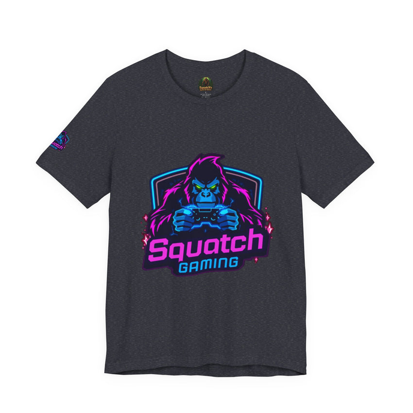 Squatch Gaming Logo Tee | Gamer Badge T-Shirt