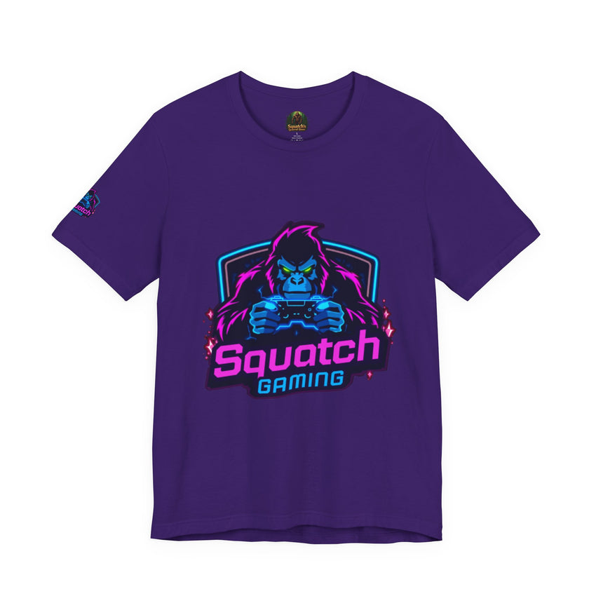 Squatch Gaming Logo Tee | Gamer Badge T-Shirt