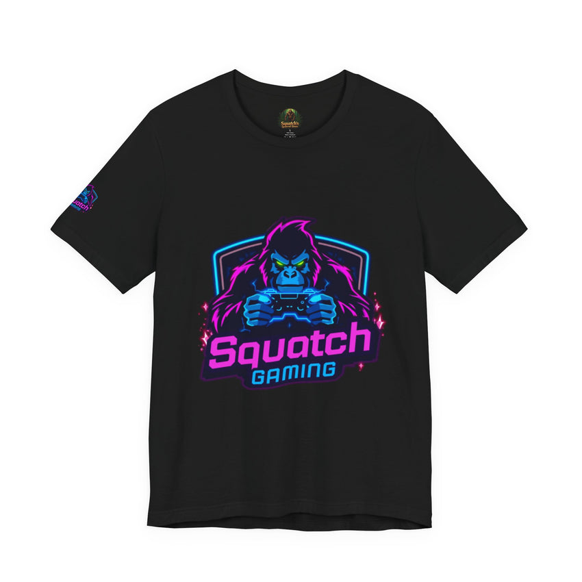Squatch Gaming Logo Tee | Gamer Badge T-Shirt