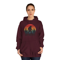 Retro Bigfoot Hoodie - "Gone Squatchin"