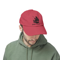 Gone Fishing Distressed Cap - Unisex Fishing Hat for Outdoor Enthusiasts