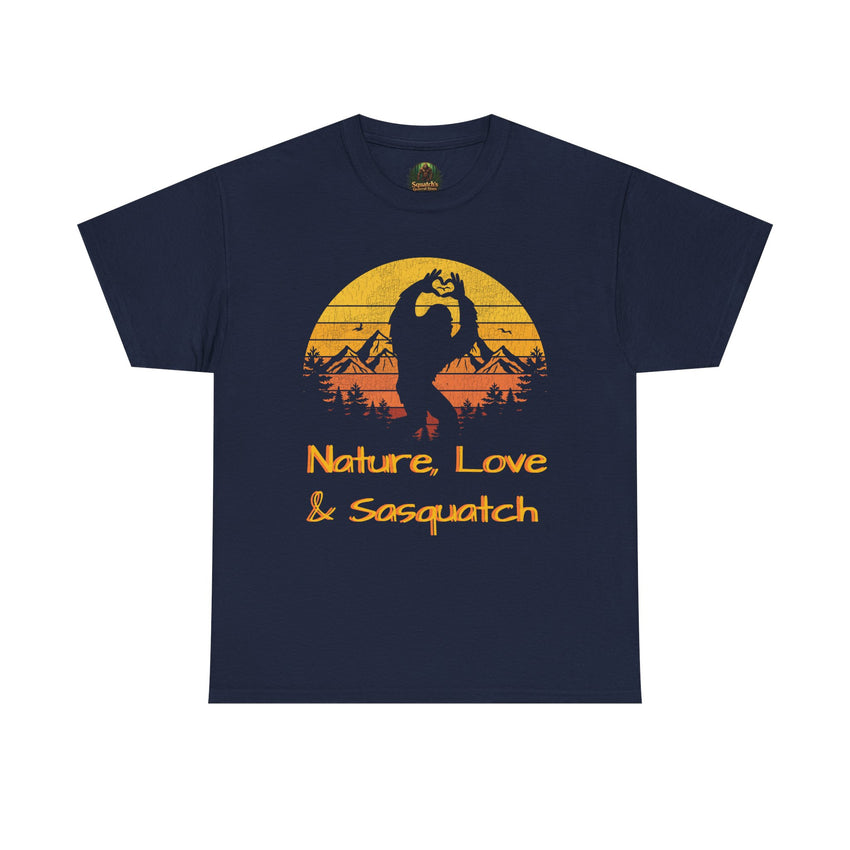 Nature,Love & Sasquatch Tshirt